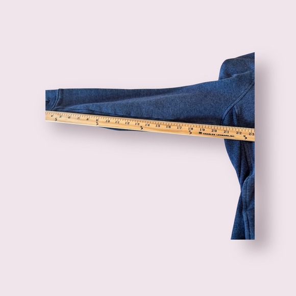 Lululemon Athletica Jacket Blue Full Zip Thumbholes Athleisure Women Sz M - Picture 4 of 5